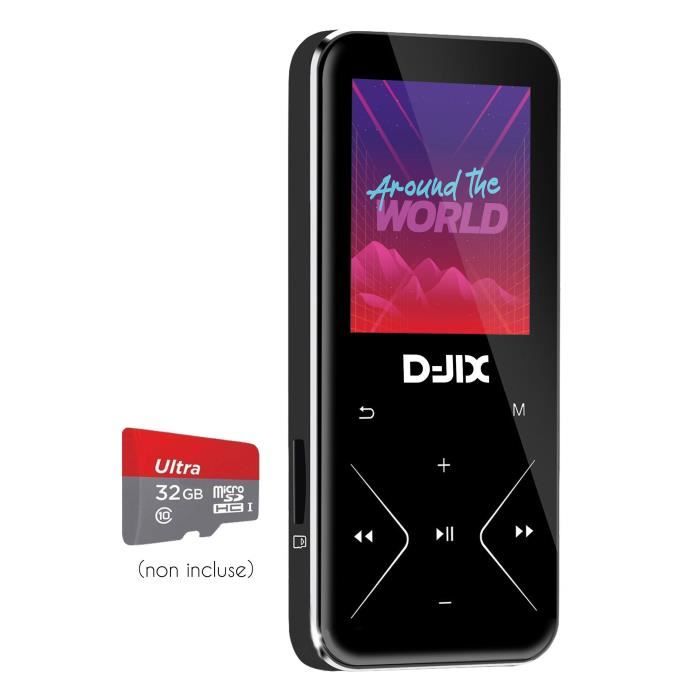 LOGICOM MP4 Player - M500 - 8GB - Bluetooth 4.0 - Black