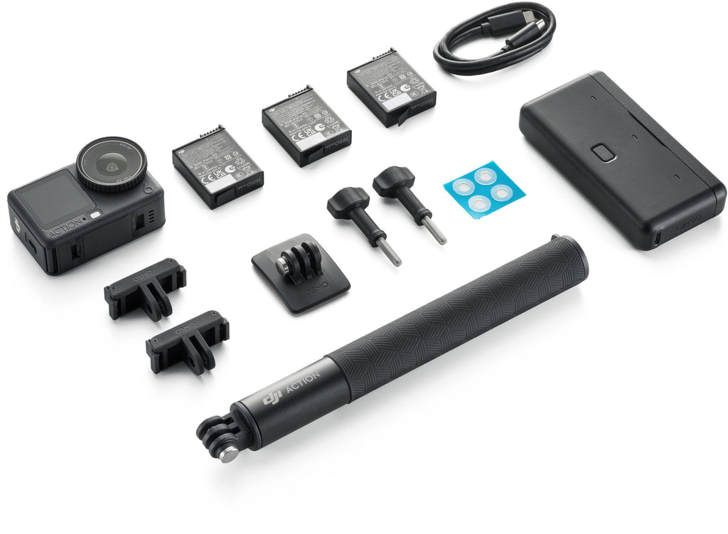 DJI Osmo Action 6 Adventure Combo - 1/1.1" Sensor - 4-Hour Battery Life