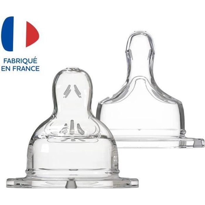 Dodie Sensation+ Anti-Colic Baby Bottle, Flat Teat, Wide Neck, Flow Rate 2, +0 m, 2 Teats