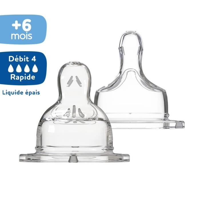 Dodie Sensation+ Anti-Colic Baby Bottle, Flat Teat, Wide Neck, Flow Rate 4,6+ Months