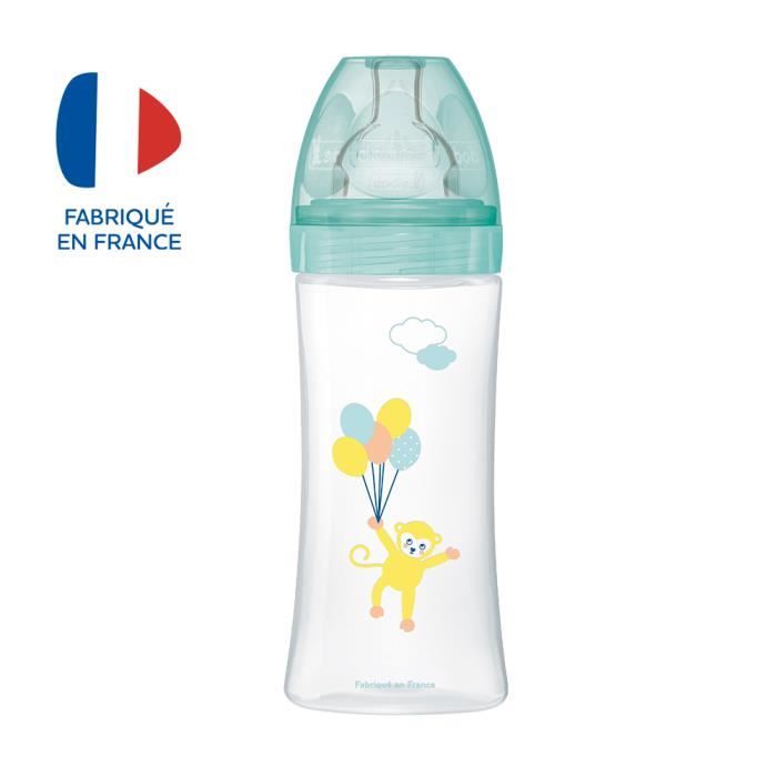 Dodie Sensation+ Anti-Colic Baby Bottle 330 ml - Fast Flow - 6+ Months