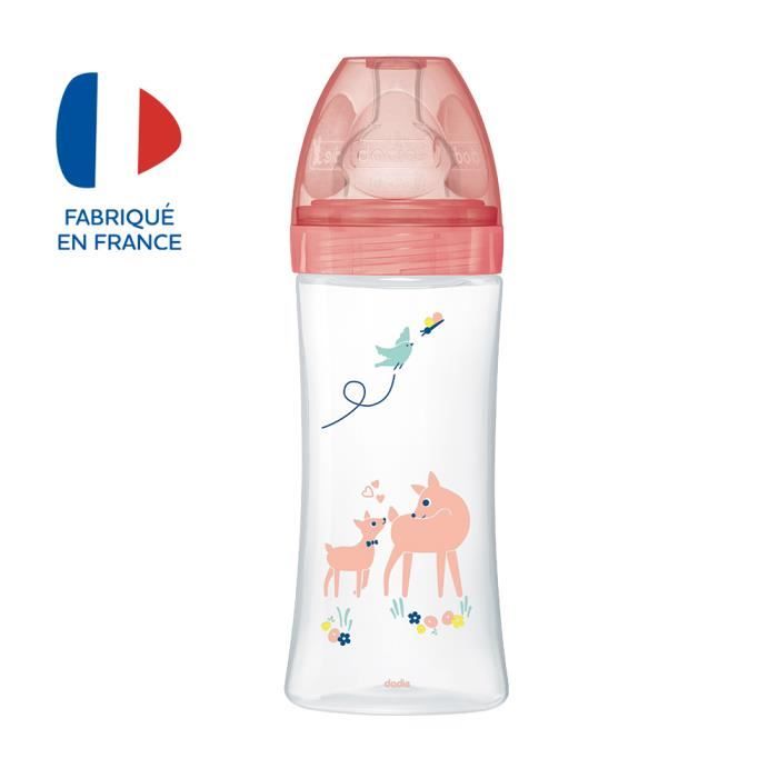 Dodie Sensation+ Anti-Colic Baby Bottle 330 ml - Fawn - 6+ Months