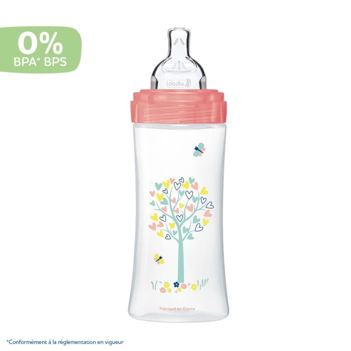 Dodie Sensation+ Anti-Colic Baby Bottle 330 ml - Fawn - 6+ Months