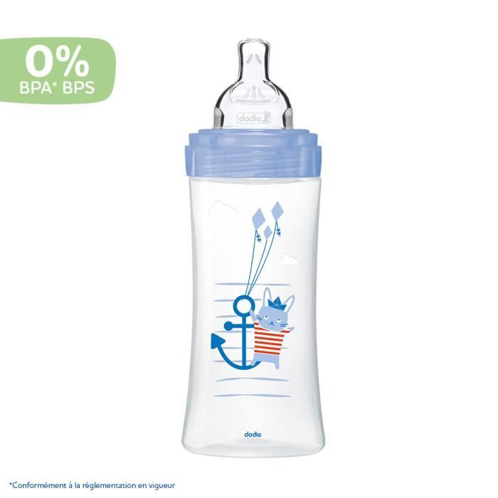 Dodie Sensation+ Anti-Colic Baby Bottle - 330 ml - +6 Months - Rabbit