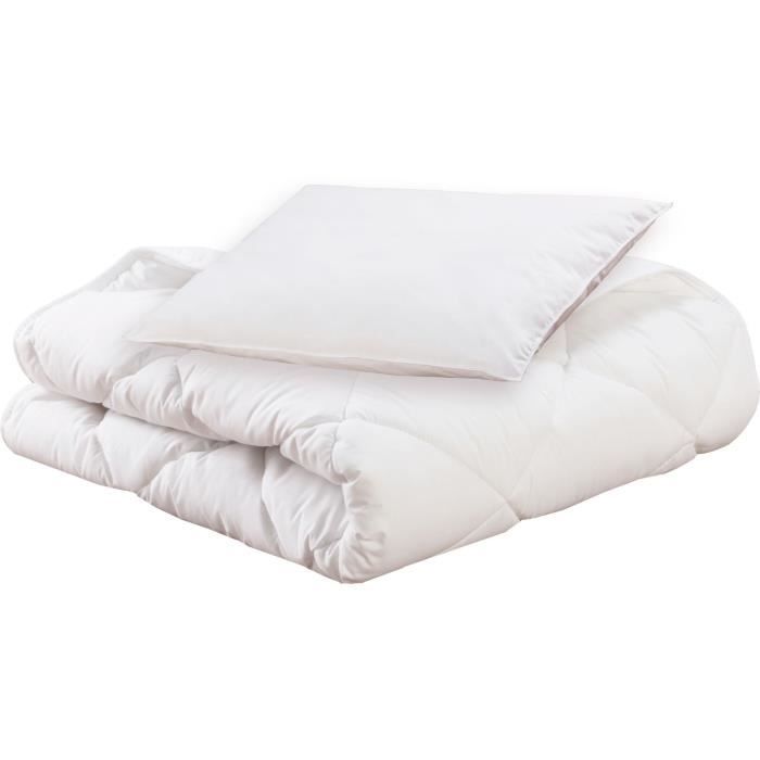 MON P'TIT DODO Organic Duvet Set - 100 x 140 cm + Pillow 40 x 60 cm - Warm - 100% Polyester 100x140cm 40x60cm
