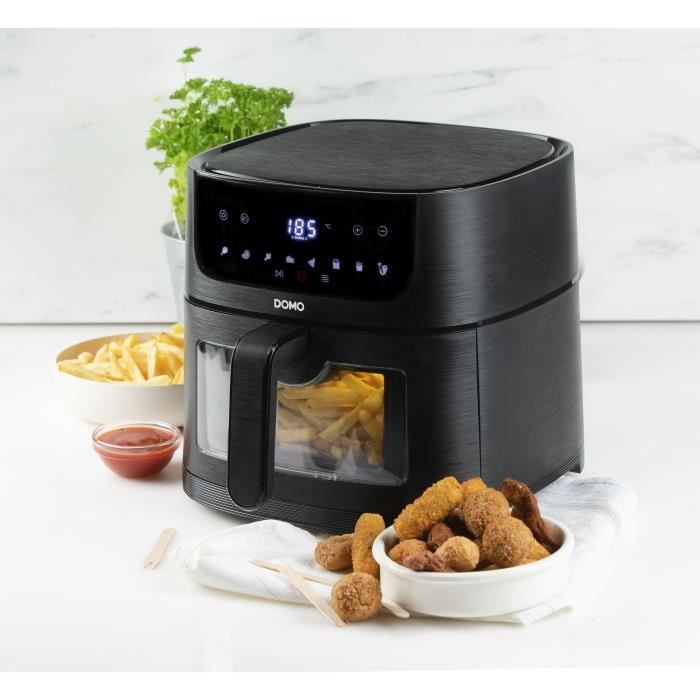DOMO Air Fryer - DO540FR - 6 L - Digital Display - 8 Programs