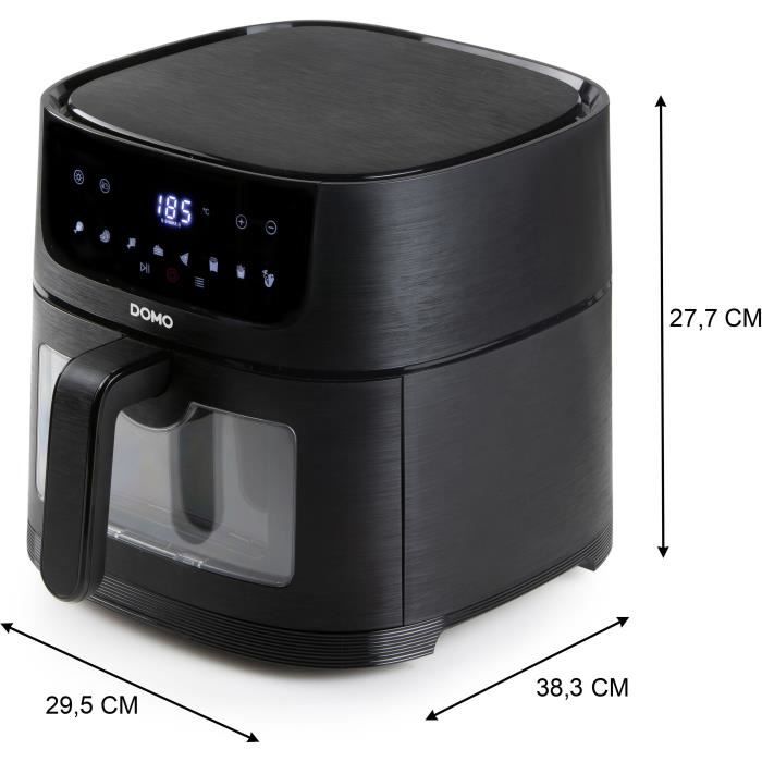 DOMO Air Fryer - DO540FR - 6 L - Digital Display - 8 Programs
