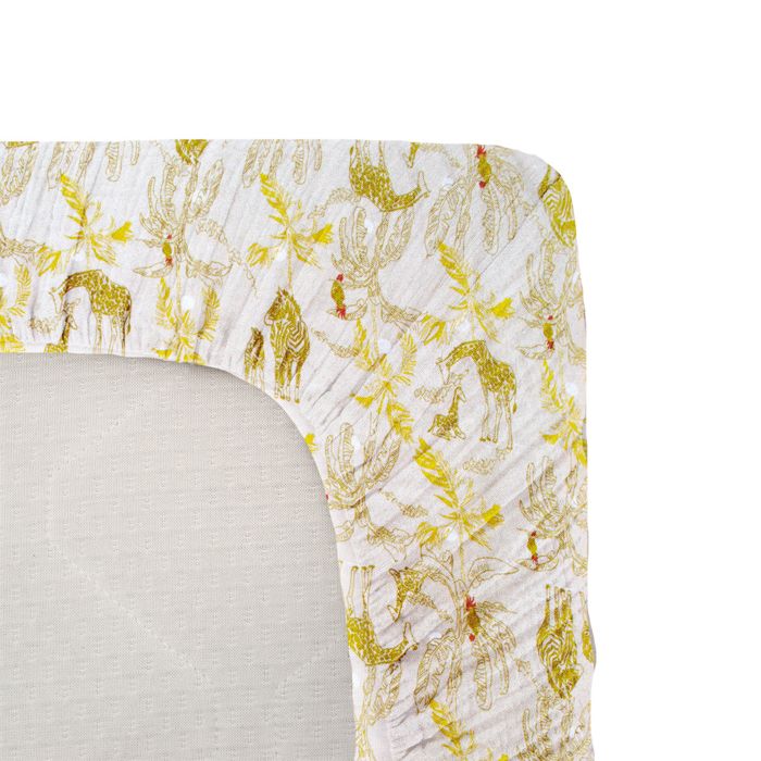 DOMIVA Jersey Fitted Sheet 70x140 cm Honey Moon Stretch Cotton OEKO-TEX