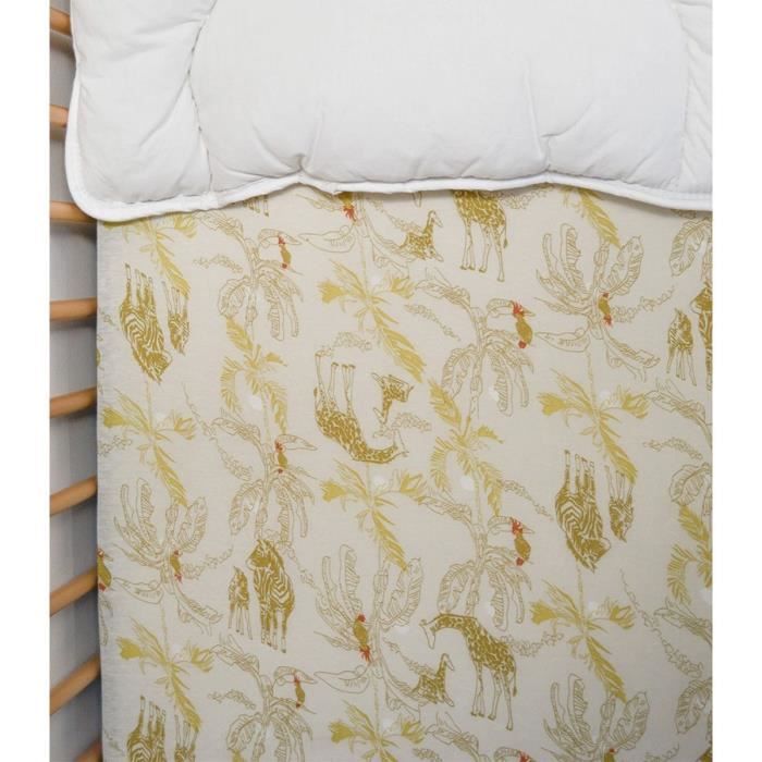DOMIVA Jersey Fitted Sheet 70x140 cm Honey Moon Stretch Cotton OEKO-TEX