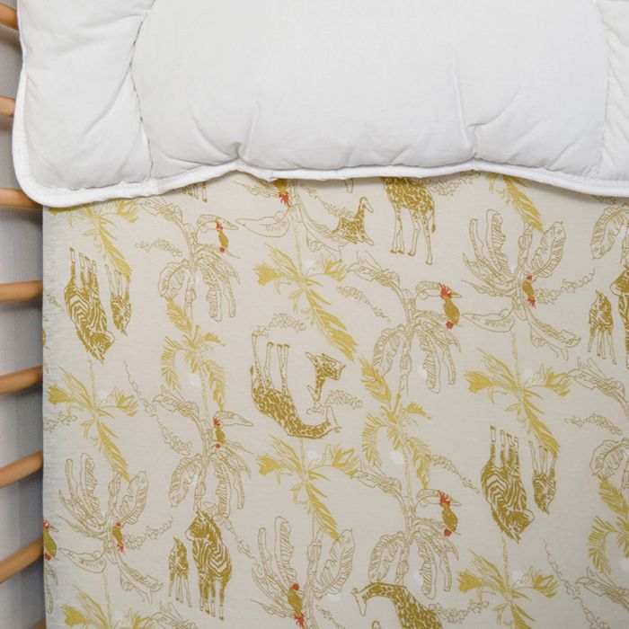 DOMIVA Jersey Fitted Sheet 70x140 cm Honey Moon Stretch Cotton OEKO-TEX