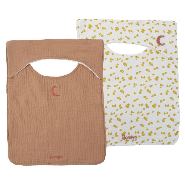 Set of 2 Bibs - DOMIVA - Savannah - Soft Cotton