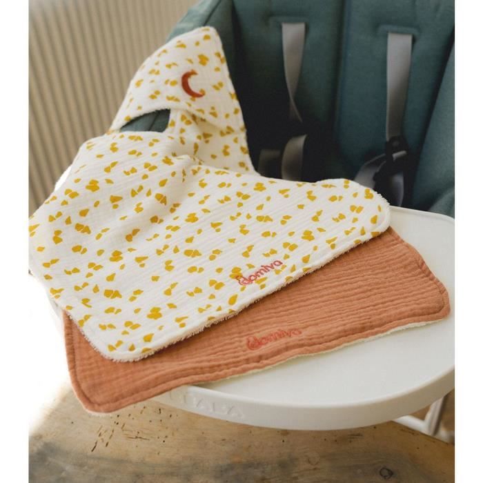 Set of 2 Bibs - DOMIVA - Savannah - Soft Cotton