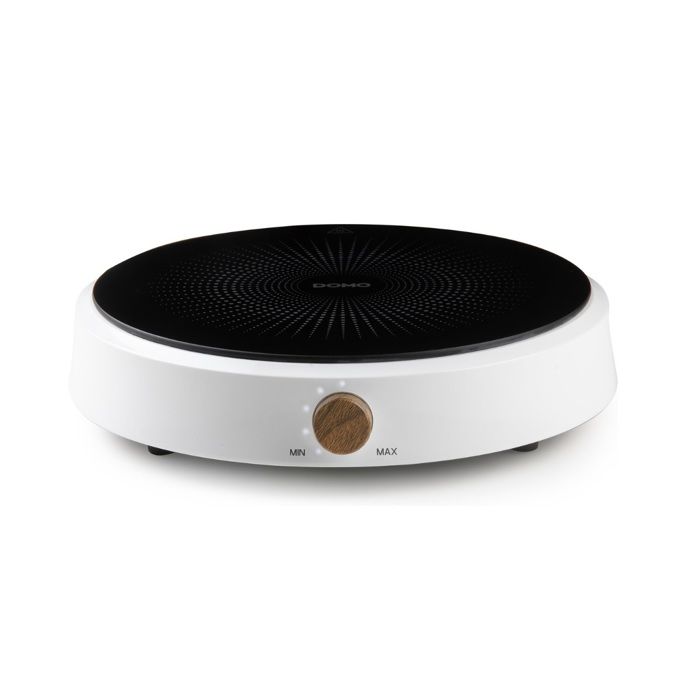 DOMO Induction Hob - 1 Burner - 28.4 x 29 x 7.1 cm - White