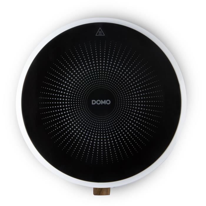 DOMO Induction Hob - 1 Burner - 28.4 x 29 x 7.1 cm - White