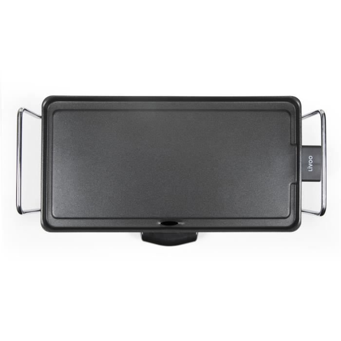 LIVOO Electric Griddle Grill - Teppanyaki - 43 x 22.5 cm - Adjustable Thermostat