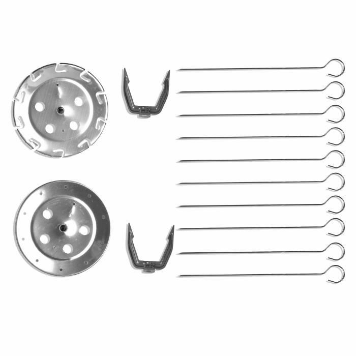 Vertical Grill - LIVOO - DOM323 - 1500W - Up to 2.5 kg - 1 central spit and 10 skewers of 23 cm -