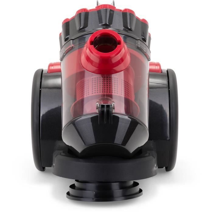 LIVOO Bagless Multi-Cyclonic Vacuum Cleaner - 700 W - 2 L - 78 dB - Red/Black - DOH105R
