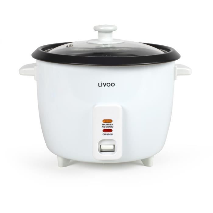 LIVOO Rice Cooker - 1.5 L, Aluminum Basket, Keep Warm Function