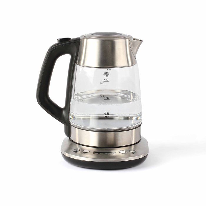 LIVOO DOD165 Teapot Kettle - 1.7 L - 2200W - Glass - Grey
