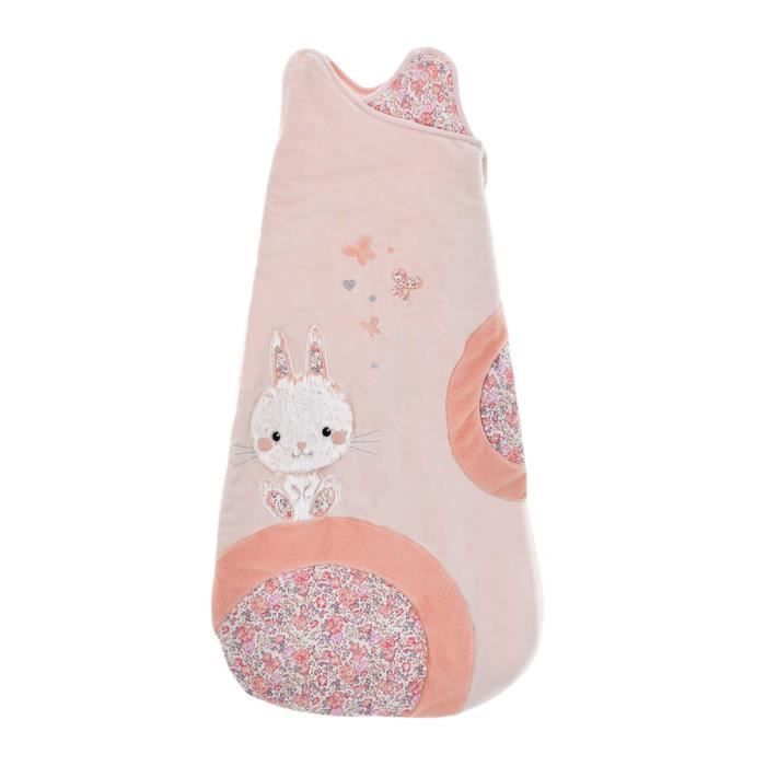 DOMIVA Sleeping Bag - Bunny - Pink - Warm and Soft - 6-36 months