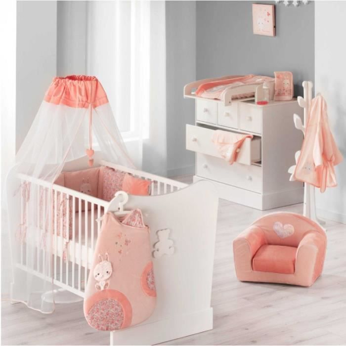 DOMIVA Sleeping Bag - Bunny - Pink - Warm and Soft - 6-36 months