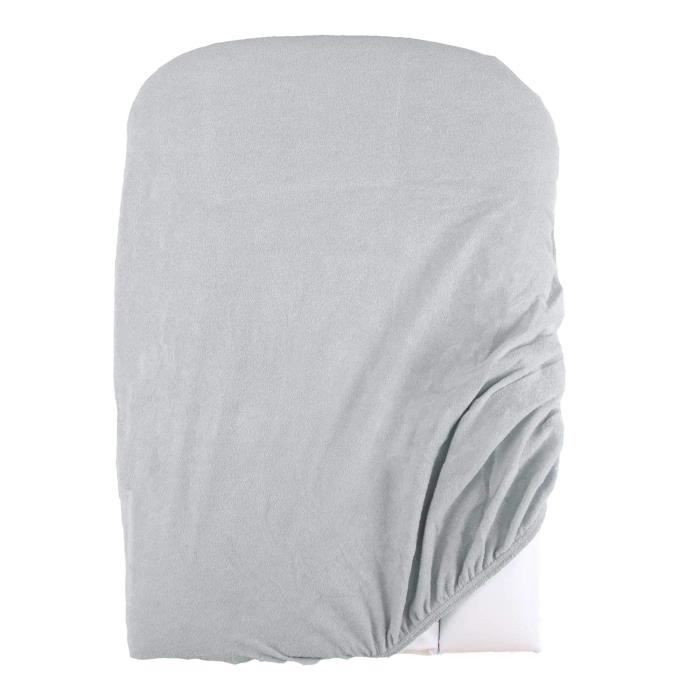 DOMIVA Set of 2 Changing Mat Covers - Polycotton - Oeko-Tex - Aqua/Pearl - 50 x 75 cm