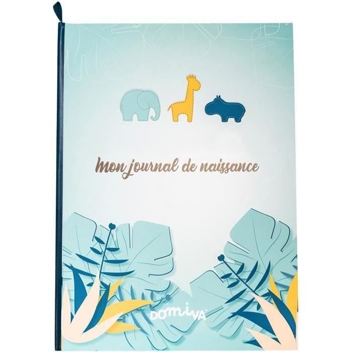 DOMIVA Zanimo Baby Book - Blue - 31.5 x 22 cm