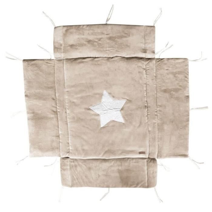 DOMIVA Playpen Playmat - Pebble - 75 x 95 cm