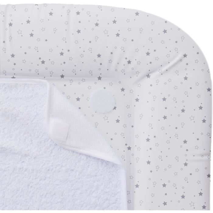 PVC Changing Mat with 2 Removable Sponges - Comfort - 42x70 cm - Cloud