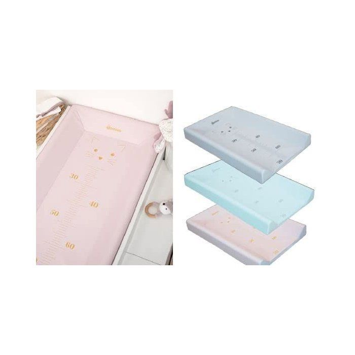 DOMIVA Changing Mat with Raised Edges - Naked - 50 x 80 cm