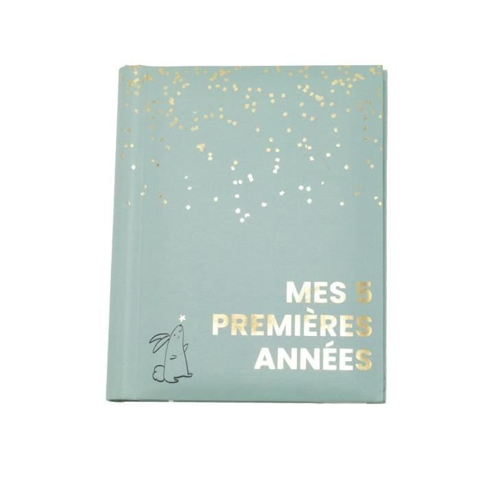 DOMIVA Baby Book - Sage Gold - First 5 Years - 100 Illustrated Pages