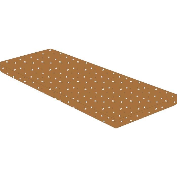 Folding Mattress 60x120 cm - 5 cm Thick - 2 Panels - BOUBOU - DOMIVA