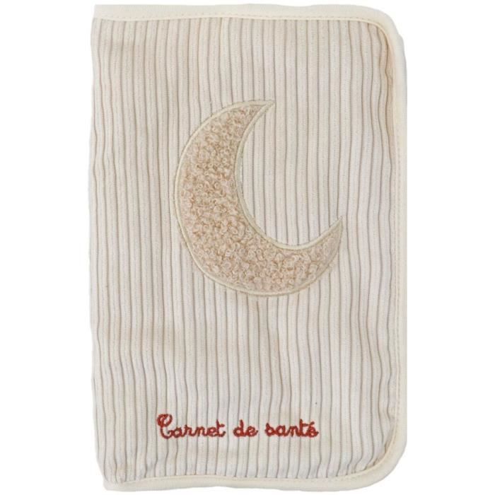 DOMIVA Health Record Book Cover - Honey Moon - Zipper Closure - 2 Inner Pockets