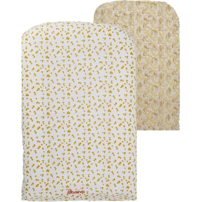 DOMIVA Changing Mat - Honey Moon - Ultra Comfortable - Reversible Cover