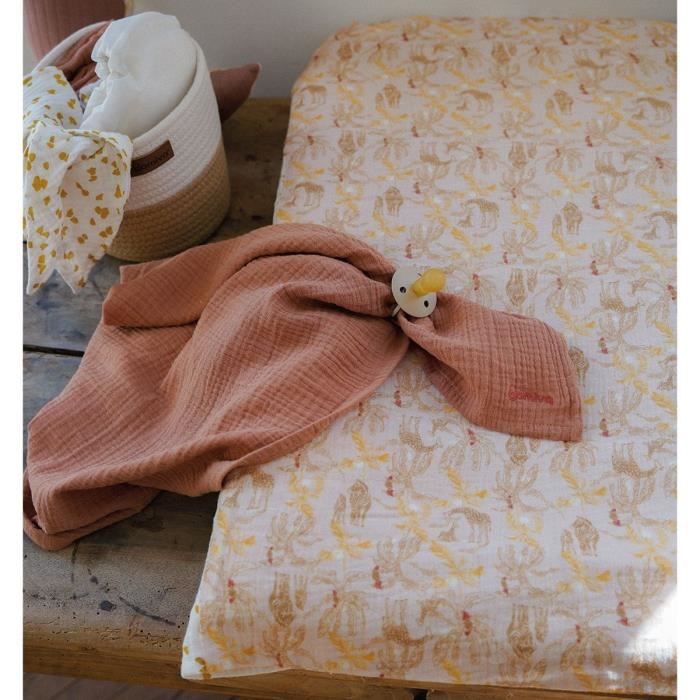 DOMIVA Changing Mat - Honey Moon - Ultra Comfortable - Reversible Cover