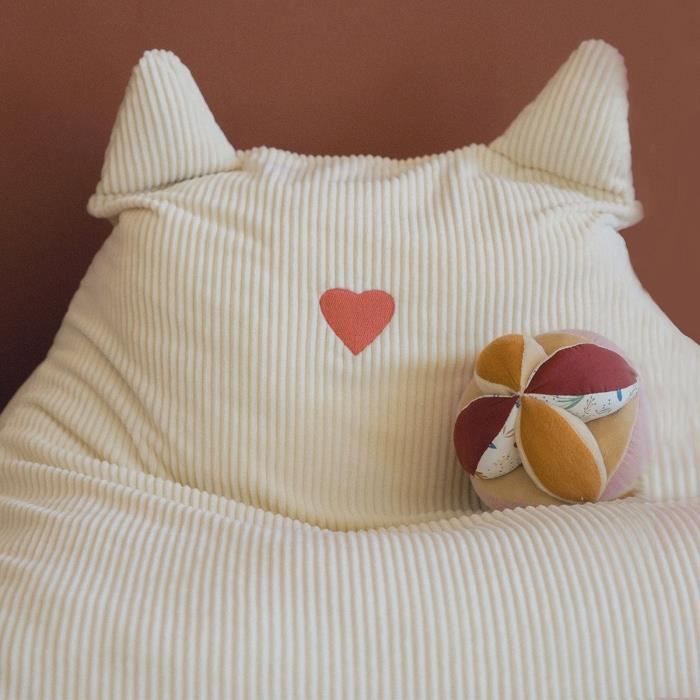 DOMIVA Pouf - Honey Moon - Corduroy - Cat Ears