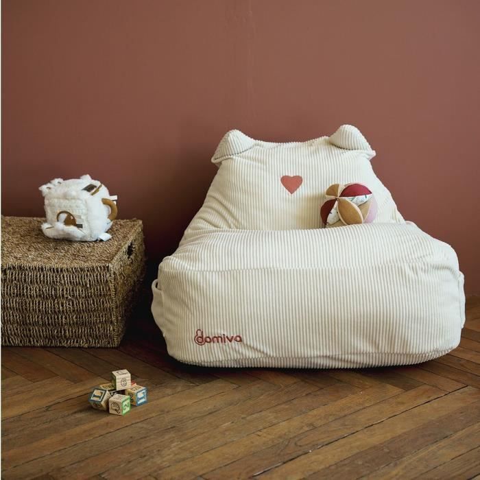 DOMIVA Pouf - Honey Moon - Corduroy - Cat Ears
