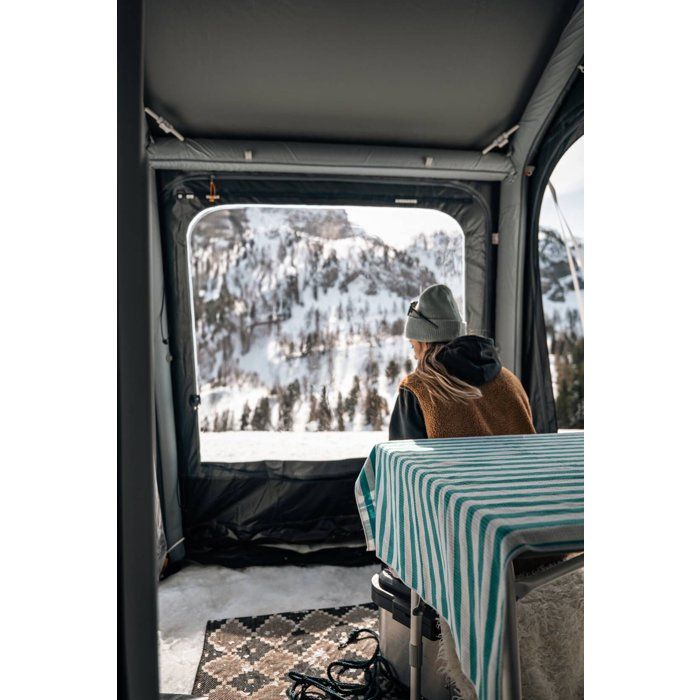 DOMETIC Inflatable Awning - Winter Air PVC 180 - S - Width 1.8 m - Inflatable Static Snow Vestibule - Made of Weathershield PVC