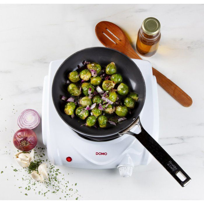 DOMO DO309KP Freestanding cast iron hob - White