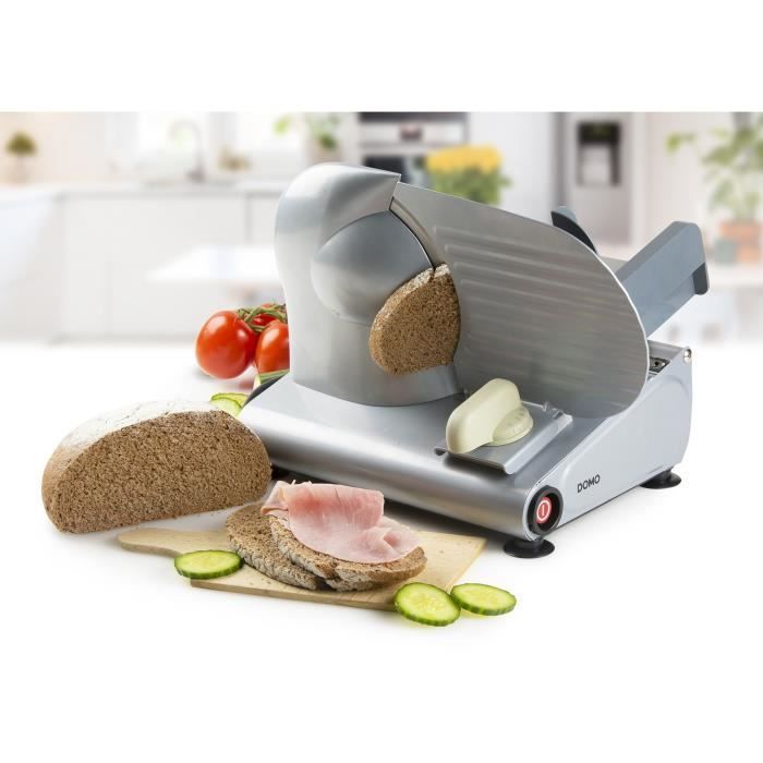 DOMO Electric Slicer - DO521S - 150 W - Ø19 cm - Grey