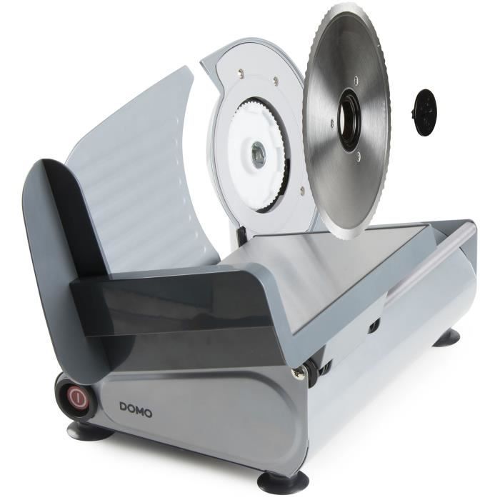 DOMO Electric Slicer - DO521S - 150 W - Ø19 cm - Grey