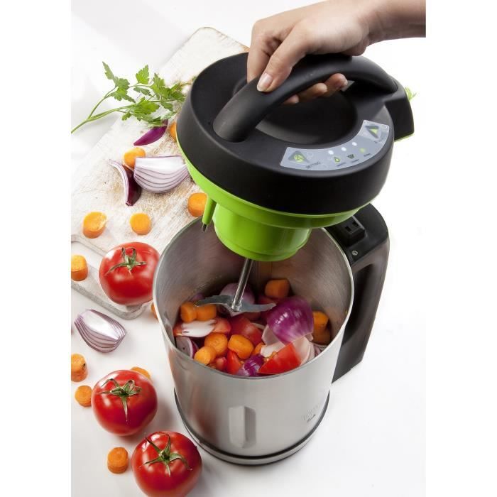DOMO Heated Blender - DO498BL - 1000 W - 1.6 L - Black - 3 Programs