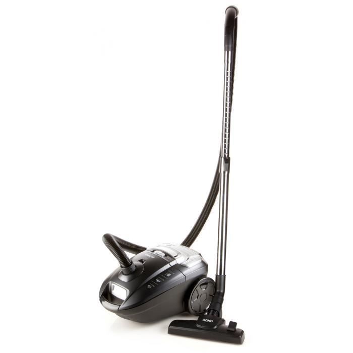 DOMO Bagged Cylinder Vacuum Cleaner - 700 W - 69 dB - Grey - DO7285S