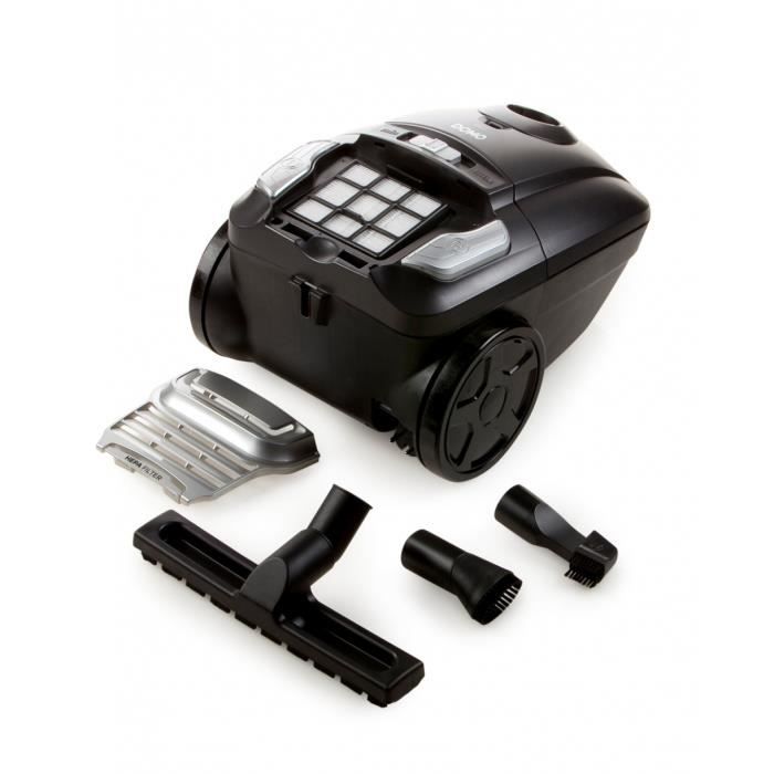 DOMO Bagged Cylinder Vacuum Cleaner - 700 W - 69 dB - Grey - DO7285S