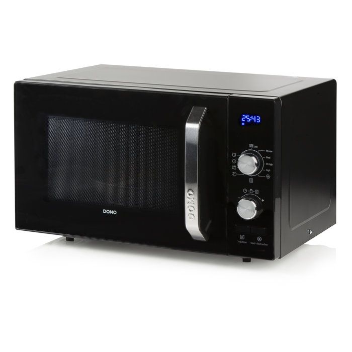 DOMO DO2924 Microwave 23 L - 800W - Single Function - 5 Power Levels - Black
