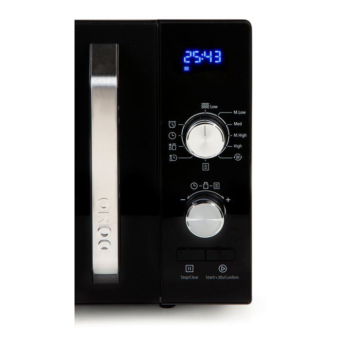 DOMO DO2924 Microwave 23 L - 800W - Single Function - 5 Power Levels - Black