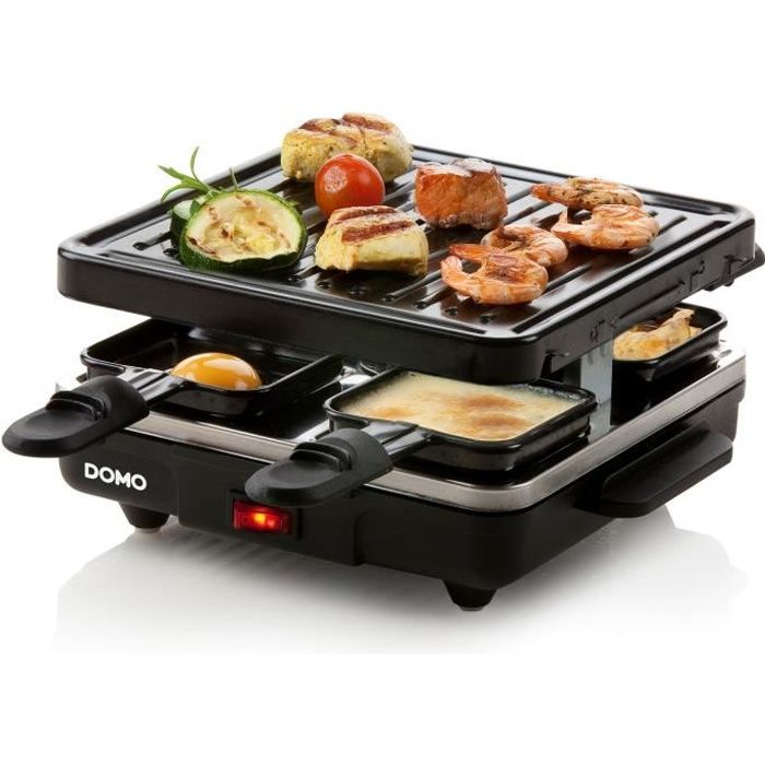 DOMO Raclette Grill - DO9147G - Serves up to 4 People - 600W