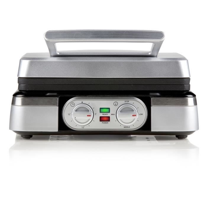 DOMO DO9149W Electric Waffle Maker - 1400W, Adjustable Thermostat, Non-Stick Coating