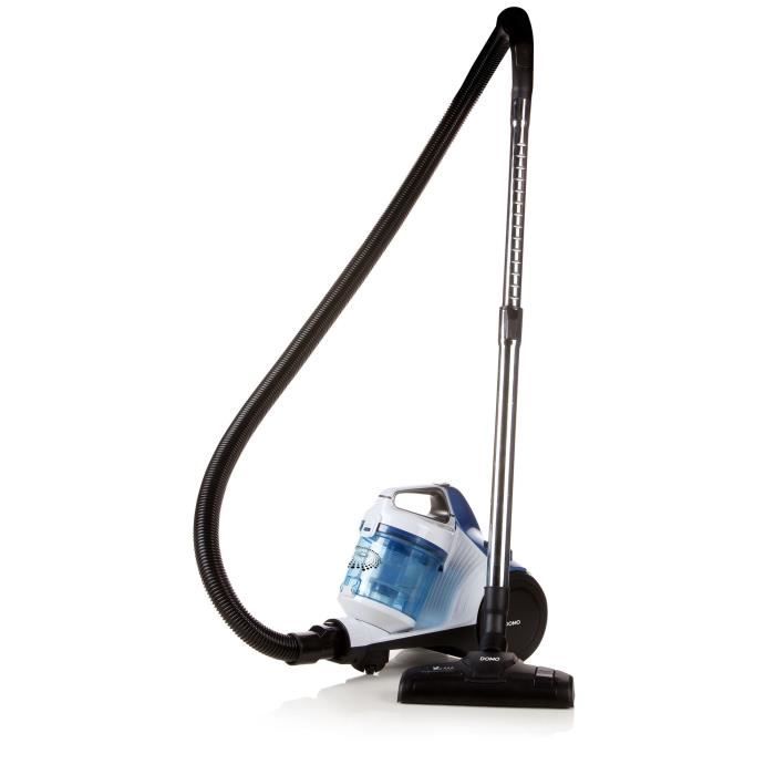 DOMO Bagless Vacuum Cleaner - 700 W - 1.5 L - White and Blue - DO7286S