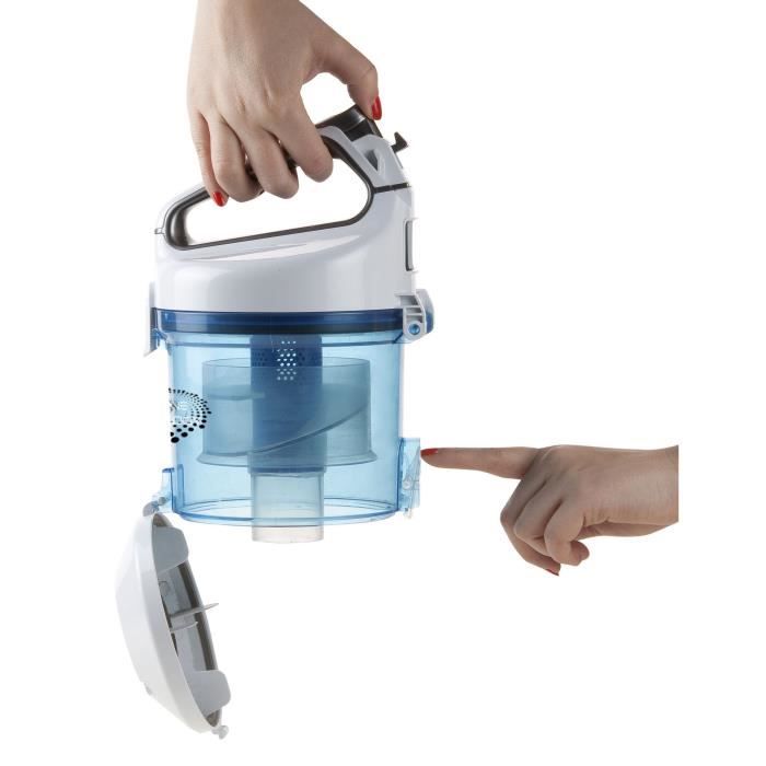 DOMO Bagless Vacuum Cleaner - 700 W - 1.5 L - White and Blue - DO7286S